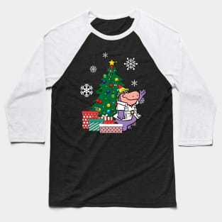 Peter Potamus Around The Christmas Tree Baseball T-Shirt